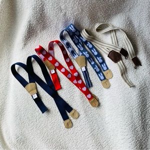 Set of 4 Suspenders for Baby